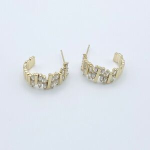 Gold Hoops Earrings